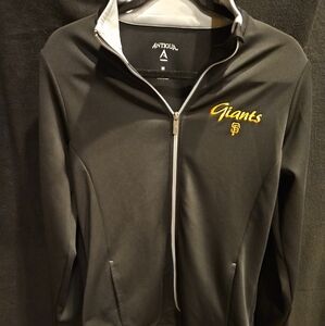 San Francisco Giants Womens Antigua Black Jacket Size Medium
